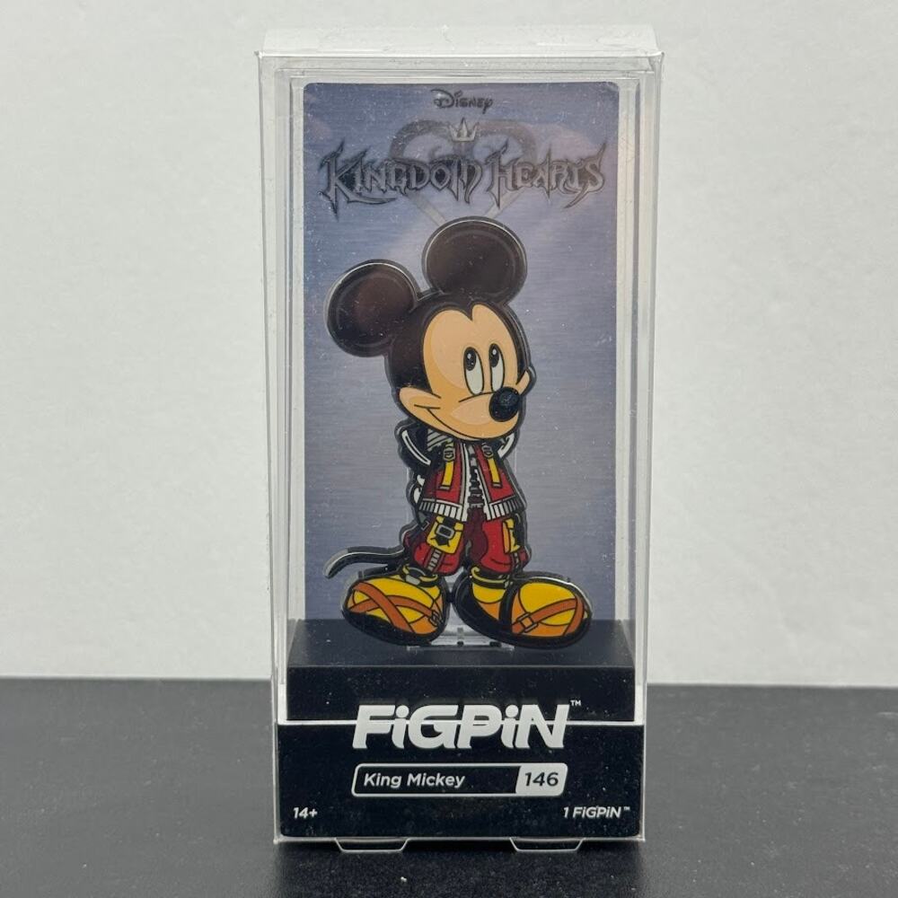 Figpin King Mickey 146 Kingdom Hearts Collectible Enamel Pin
